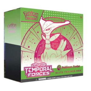 Elite Trainer Box Temporal Forces Iron Leaves - Scatena il potere dei Pokémon di tipo Erba! Include carte speciali e accessori esclusivi