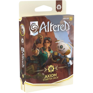 Confezione Starter Deck Axiom per il gioco Altered: Beyond the Gates (versione inglese)