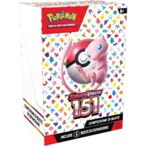 Booster Bundle Pokémon Scarlet & Violet: 151 con Mew, include 6 bustine (versione inglese)