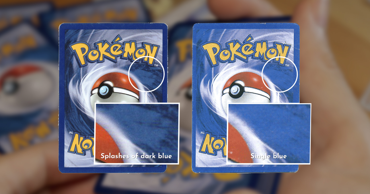 carte pokemon contraffatte confronto grafica retro